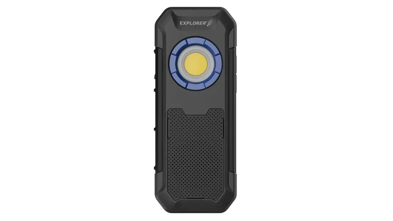 תאורה ניידת 160Lm כולל רמקול BT מגנטית BRIGHT