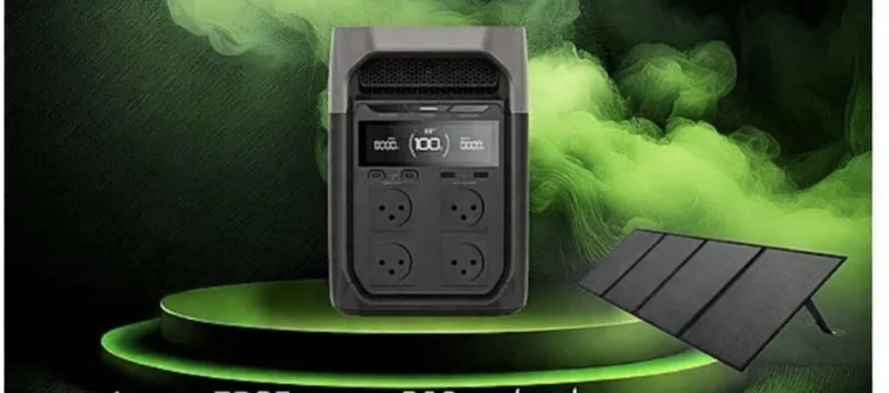 תחנת כוח ניידת DELTA 3 הספק 1.8-2.4kW קיבולת 1kWh סולארי 0.5kW