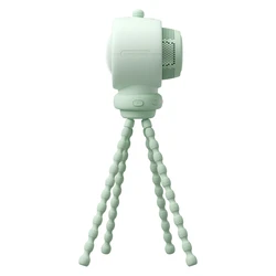 מאוורר נייד כולל מטהר אויר JISULIFE דגם STROLLER FAN LIFE 2S צבע ירוק