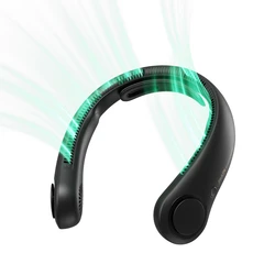 מאוורר צוואר נייד JISULIFE דגם NECK FAN LIFE 4 USB צבע שחור