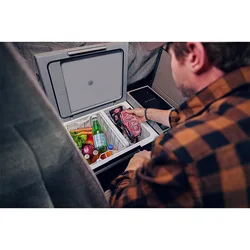 מקרר/מקפיא נייד לשטח 38L 12V כולל סוללה ומכונת קרח מובנת ECOFLOW GLACIER