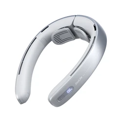 מאוורר צוואר נייד JISULIFE דגם NECK FAN PRO 1 USB צבע אפור