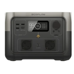 תחנת כח ניידת ECOFLOW EFR600-2 MAX ריבר 2 מקס - 3 שנים אחריות קיבולת 512Wh