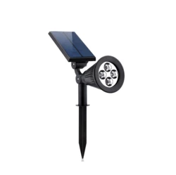 תאורת גינה סולארית דוקרן צבע לבן חם 3000K