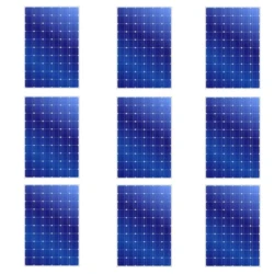 סט 9 פאנלים סולאריים MONO 550W 49V כולל מתאמים ומפצל MC4 PARALEL