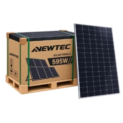 סט פאנלים 595W משטח סגור 31 יחידות